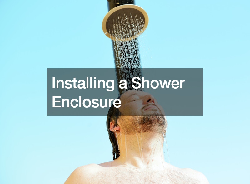 Installing a Shower Enclosure