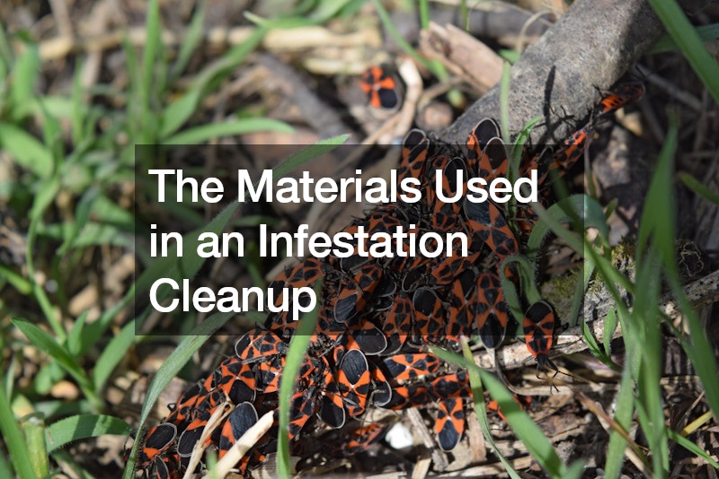 The Materials Used in an Infestation Cleanup